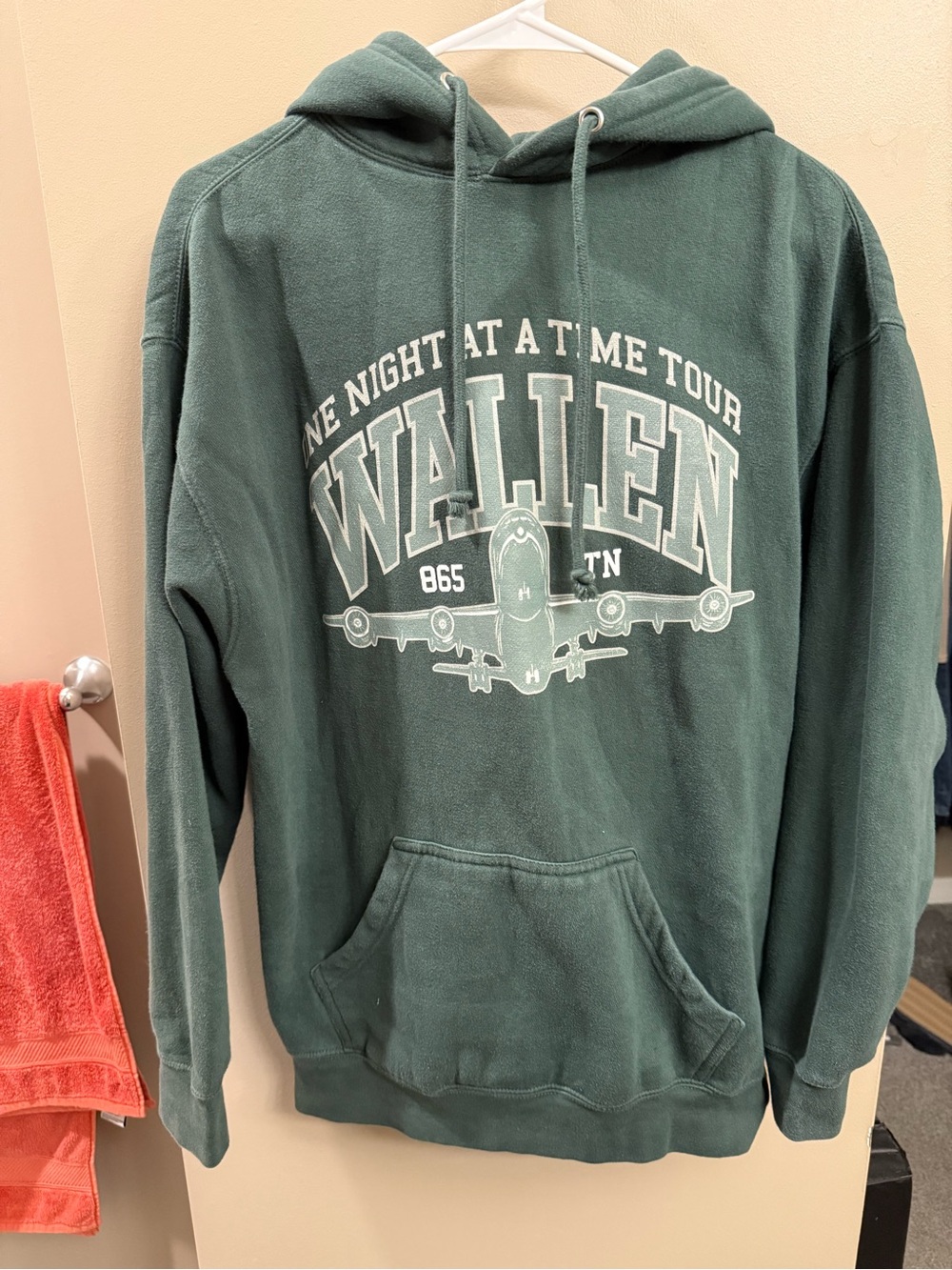 Wallen 'One Night at a Time' Dark Green Pullover Hoodie